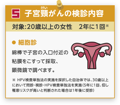 子宮頸がんの検診