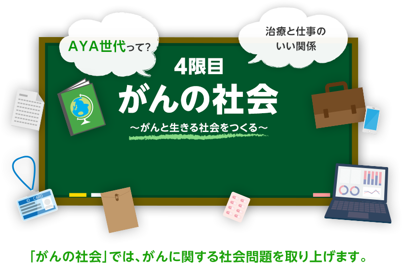 がんの社会 「がんの社会」では、がんに関する社会問題を取り上げます。